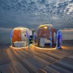 18.2m2 Gazebo Luxurious Steel Dining Bubble Tent Portable Prefabricated Sunroom