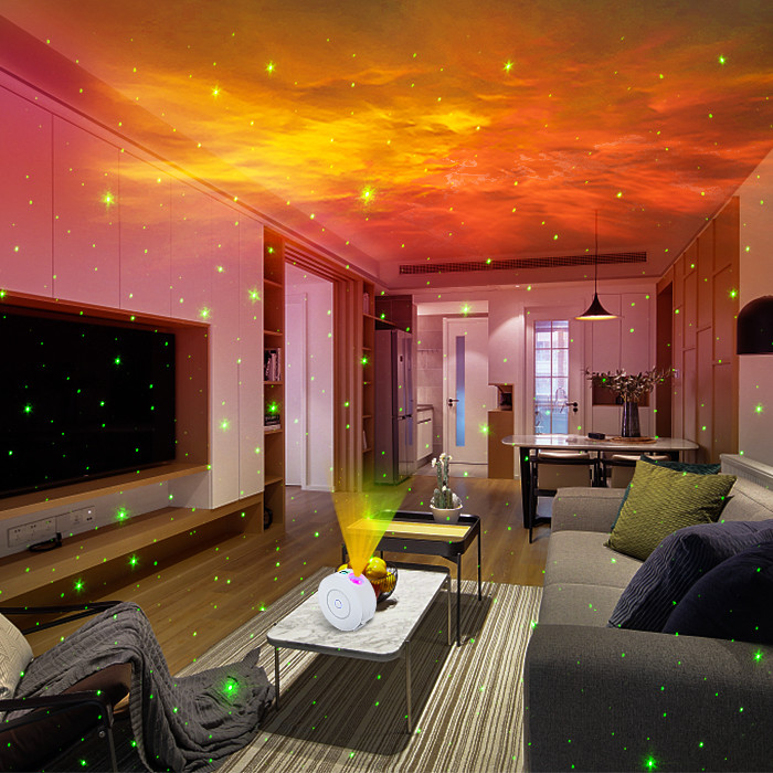 Rotatable WiFi Nebula And Star Projector , Adjustable Skylight Space Projector