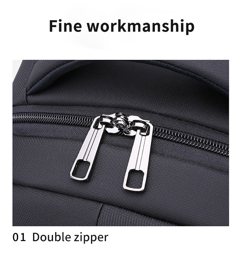 Factory direct sales custom logo durable with USB Travel School Bag Laptop business backpack