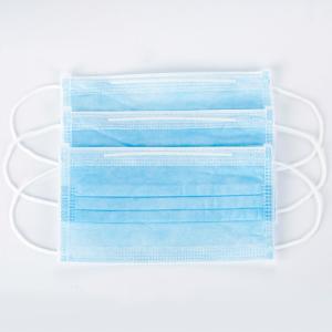 Quality 3 Ply Earloop 3 Layer Face Mask Protective Surgical Mask Anit Dust Lightweight wholesale