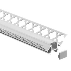 Quality 59*17mm Plaster in LED Channel Drywall Gypsum Profile Dimmer With Sense wholesale