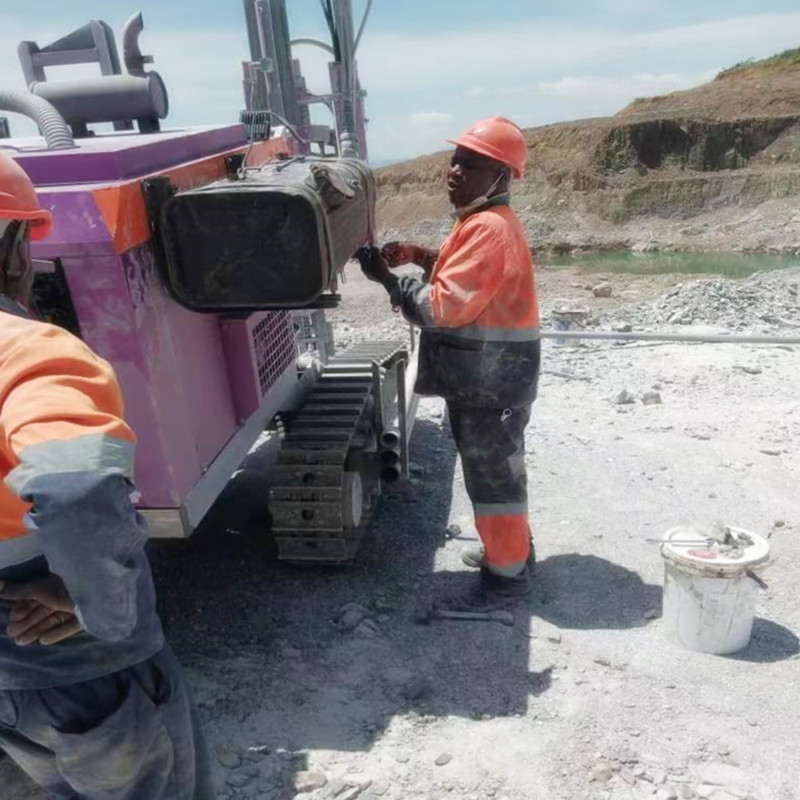Rotary Drilling Rig for Mining Integrated Hydraulic DTH Drilling Equipment 90-138mm Drilling Diameter