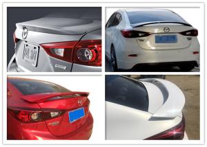 Quality Auto Sculpt Rear Wing Roof Spoiler for 2014 Mazda 3 AXELA , Blow Molding Process wholesale