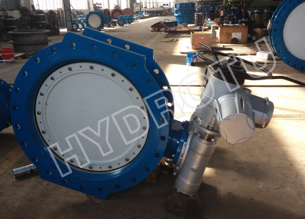 Electric/Manual Flanged Butterfly Valve for hydropower station