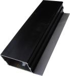 Black Anodize Aluminum Extrusion Tube Stamping Parts Aluminium Alloy Black