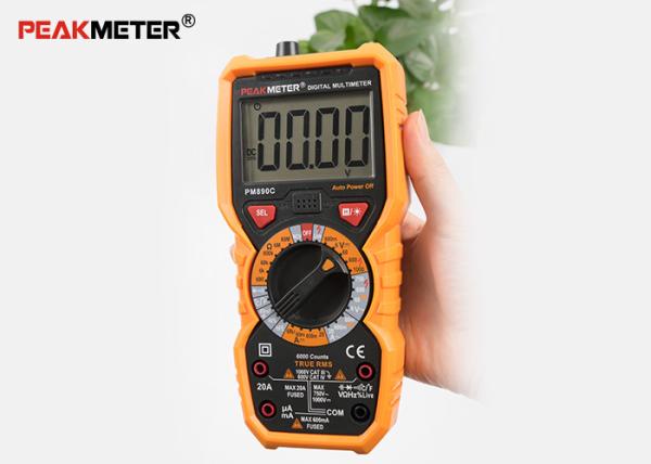 Professional Handheld Digital Multimeter Overload Protection Low Battery