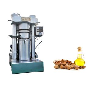 Quality Walnut Oil Making 65kg/h Hydraulic Deep Drawing Press Machine For Small Oil Plant wholesale