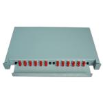 Sliding IP32 48FO Fiber Termination Patch Panel 24port