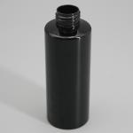 150ml Black Flat Shoulder PET Cosmetic Lotion Bottle