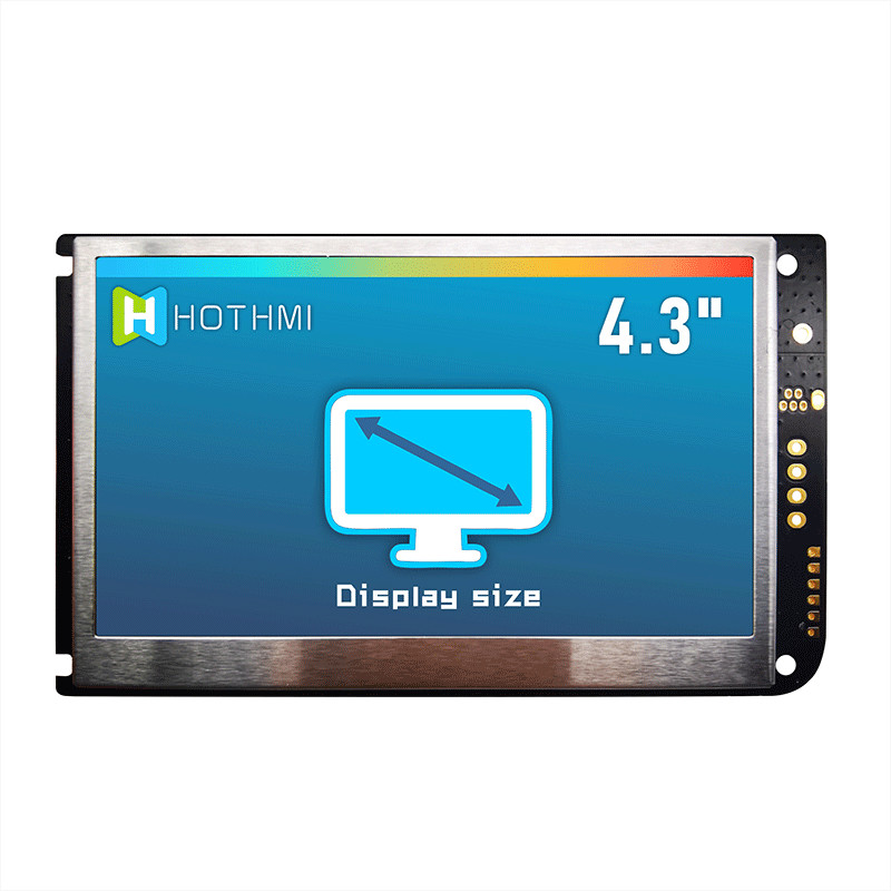 4.3 Inch UART TFT MODULE TFT LCD 480x272 Display PANEL WITH LCD CONTROLLER BOARD