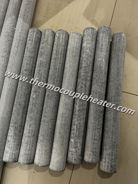 Cheap Nitride Bonded Silicon Carbide NSiC Thermocouple Protection Tube For Metal Melting Furnace for sale