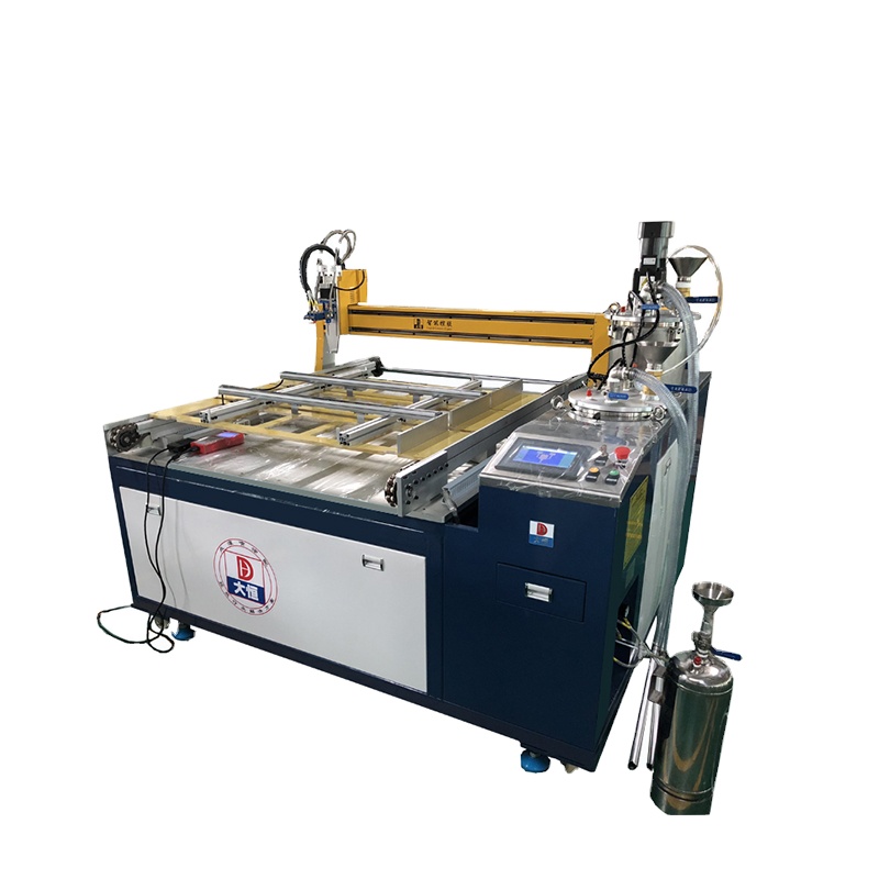 PLC Control Electric Driven Vacuum Pressure Potting Machine For Two Component Electronics