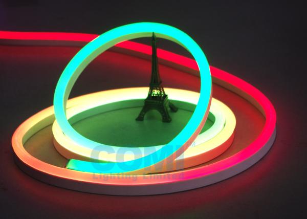 24V Multi RGB Color Neon LED Strip Lights Waterproof For Contour Profile Holiday
