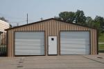 Garage Steel Structural Frame Hangar Car Parking Building / Plane Warehouse