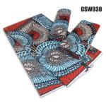 High quality wax printed fabric african tulle lace fabric
