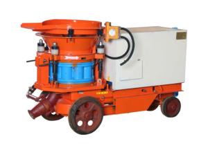 Quality Orange 5m3/H Small Shotcrete Pump Guniting Machine With Compressor wholesale