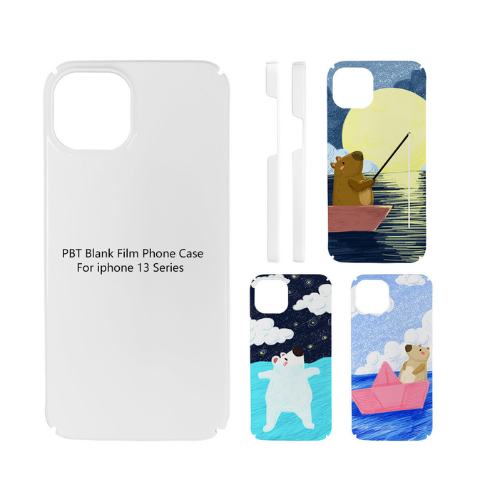 Customizable Blank 3D Sublimation PBT Film Phone Case For IPhone 14 15 16