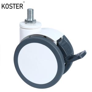 Quality 5 Inch Hospital Medical Patient Bed Central Locking Caster Initial Payment Zinc Plated wholesale