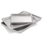 Non - Stick Rectangle Aluminium Baking Tray , Bakers Half Sheet Baking Pan