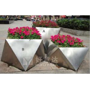Quality Outdoor Stand L500 W500 H980mm Garden Metal Flower Pots wholesale
