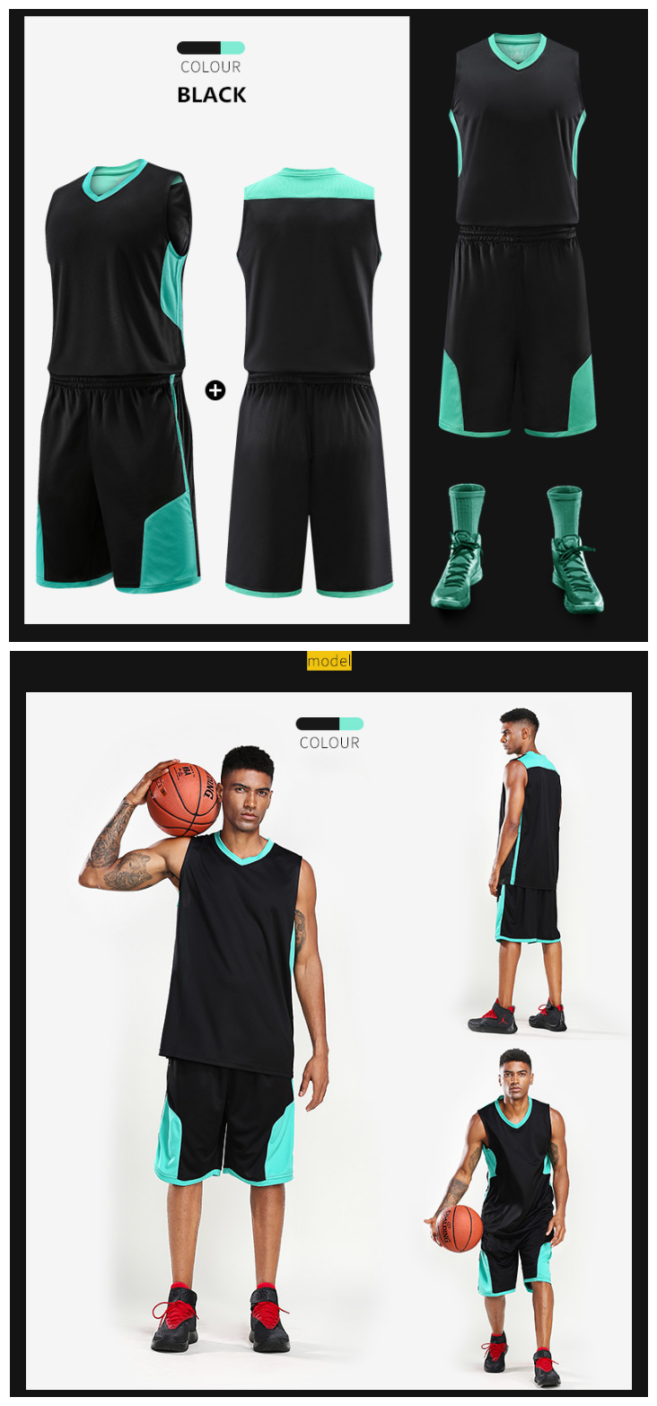 Blank Basketball Jersey Set Uniform Custom Basketball Jersey for Men uniformes de basketball para mujeres