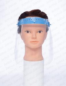 Quality Non Sterile Disposable Safety Face Mask PP PET With Double Sided Anti Fogging wholesale