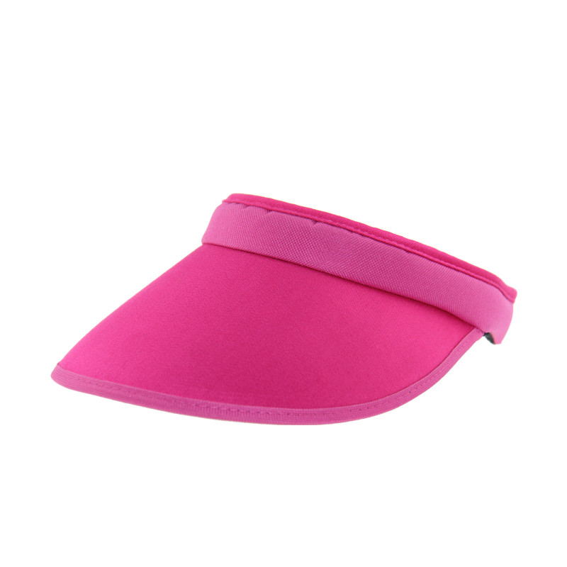 OEM ODM Cotton Wide Brim Sun Visor Hat Clip On Style Design Durable