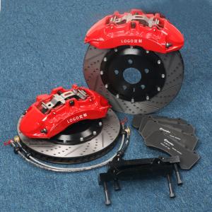 Quality V6 6 Pot Brake Calipers BBK Brake System Upgrade Pads Disc For 18 Inch Rim wholesale