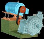 Heavy Duty 132kw 980r/Min Centrifugal Sludge Pump 300ZBD-530