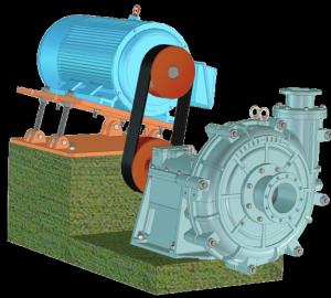 Quality Hydraulic 1480r/Min 55kw Centrifugal Slurry Pump 100ZBQ-315 wholesale