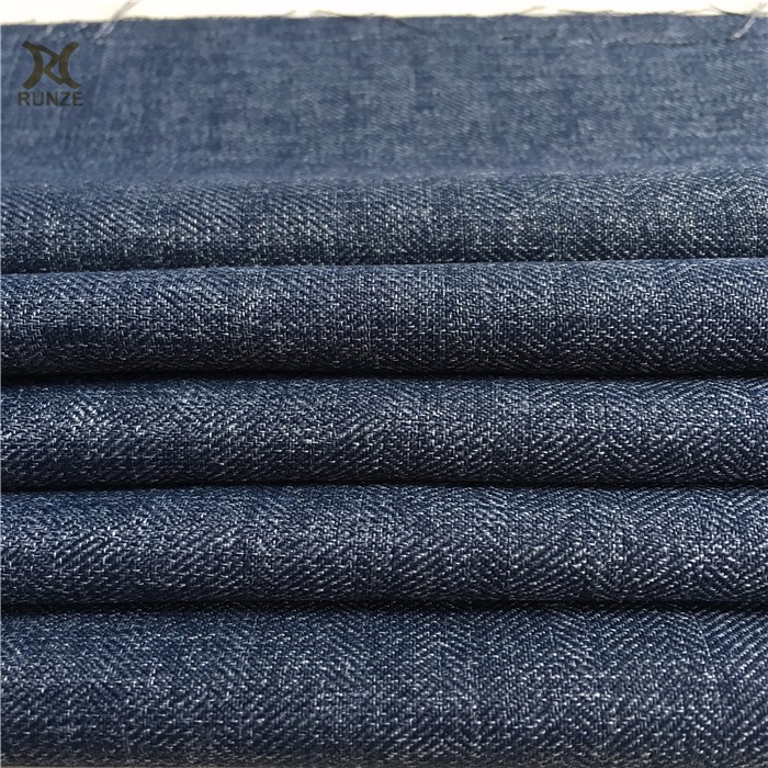 250D Polyester Herringbone Fishbone Pattern Tweed Melange Cloth Fabric
