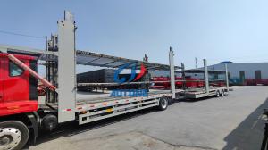 Quality Double Deck Steel Chassis Vehicle Transport Trailers wholesale