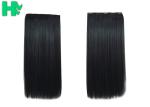 Straight Popular Synthetic Human Hair Extensions , New Stylish Comfortable