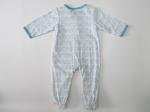 Cotton Knitted Jersey Baby Boy Knitted Romper Long Sleeve Footie Soft Brushed