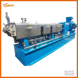 Quality Blue Granulating Compounding Twin Screw Extruder Machine ISO9001 Certification wholesale