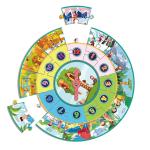 Large Pieces Round Jigsaw Puzzles Biological Learning About Nature Change