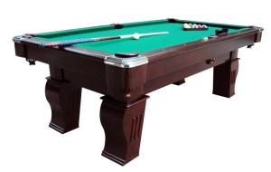 Quality 96 Inches Classic Pool Table , Modern Billiard Table With Wool Felt Leather Pocket wholesale
