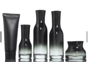 Quality 40ml-120ml Black Glass Pump Bottles wholesale