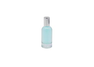 Quality 100ml Round Empty Cosmetic Spray Bottles Hot Stamping Logo wholesale