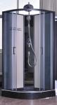 Modern Fully Enclosed Showers Units Matt Black Profiles CE SGS Certification