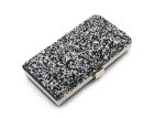 Lady Sparkly Clutch Bag , Fashion Vintage Beaded And PU Clutch Handbag