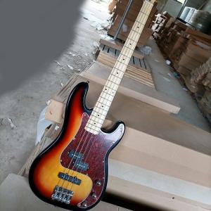 Quality Custom 4 Strings in Tobacco Sunburst Electric Bass Maple Fretboard wholesale