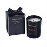 carmine suede Vegan Soy Candles , Tapered long lasting scented candles