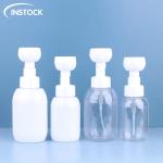 Cosmetic Bottle 300/500ml Foam Bottle Soap Dispenser With Flower Shape Pump