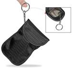 Anti Spying RFID Key Fob Protector , Faraday Signal Blocking Bag Shielding