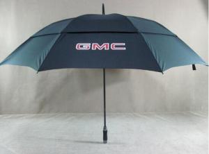 Quality Mens Collapsible Vented Windproof Umbrella , Printed Golf Umbrellas With Logo wholesale