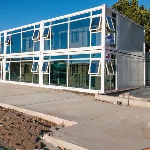 Quality Modern Design Steel Luxury Prefab Glass House for Portable Living Accommodation wholesale