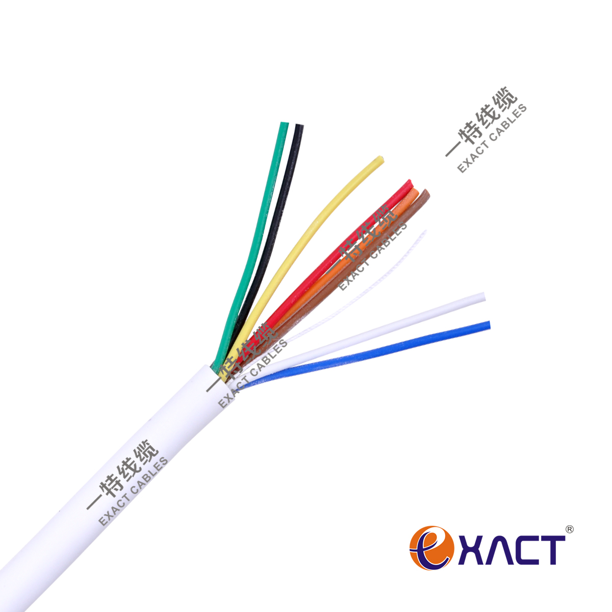 12x0.22mm2 TCCAM Conductor PVC Insulation and Jacket Alarm Signal Cable with 2 Cores