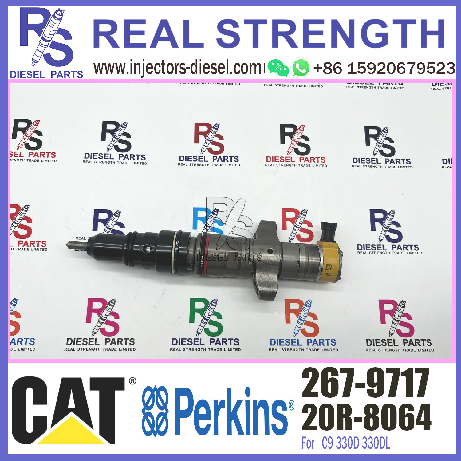 C9 330D 330DL INJECTOR 10R7222 20R8064 267-9717 For Caterpillar Excavator 293-4072 293-4573