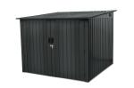 0.6mm Metal Bike Storage Shed 4 Bikes 80.3inch HDG Galvanized Color Sheet